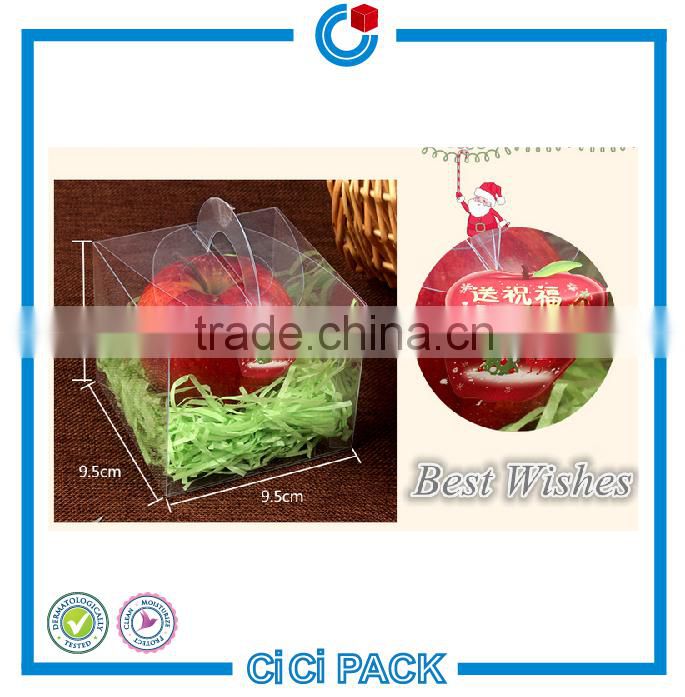 2016 Halloween promotional hexagonal gift box transparent PVC/PP/PET plastic packing box