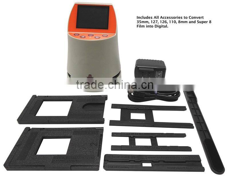 14MP Stand-alone high resolution film scanner 2.4" color screen 7-in-1 films supported film scanner