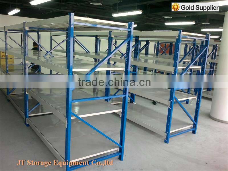 high quality long span warehouse rack shelving system for weaving factory