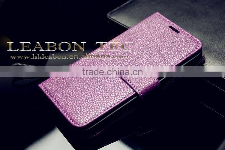 Hot Stylish Real Leather Case for samsung galaxy s5 wallet case, mobile phone case