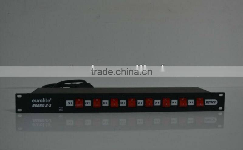Hot on sale ce approved 3600W big show 8-way power splitter/stage light power controller /8 channels /Power control switch
