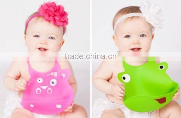 Flexible Lovely Design silicone bib