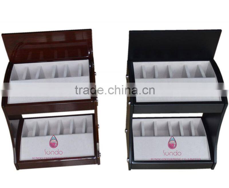 high quality wood belt display stand in classic style