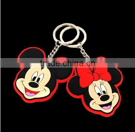 new hot sale fashion custom pvc keychain with factory price