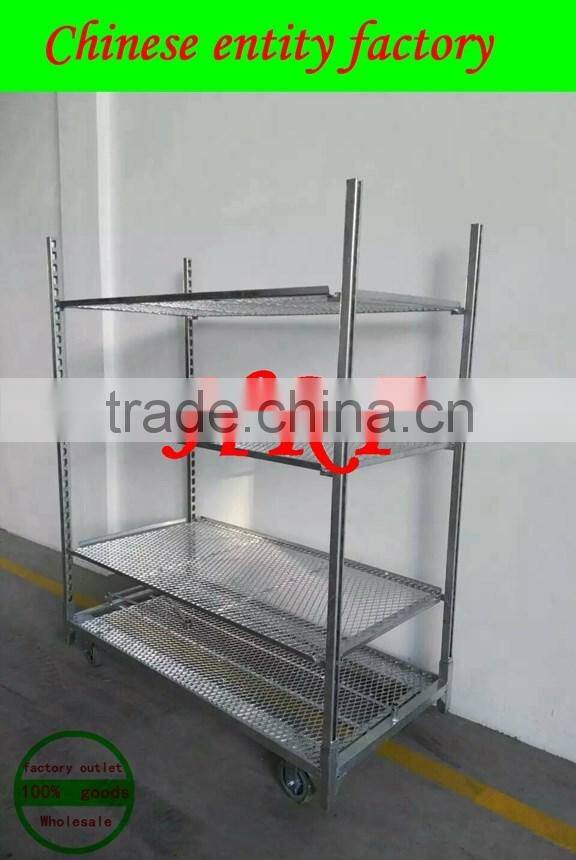 Iron mesh material push flower cart Garden tool cart TC032