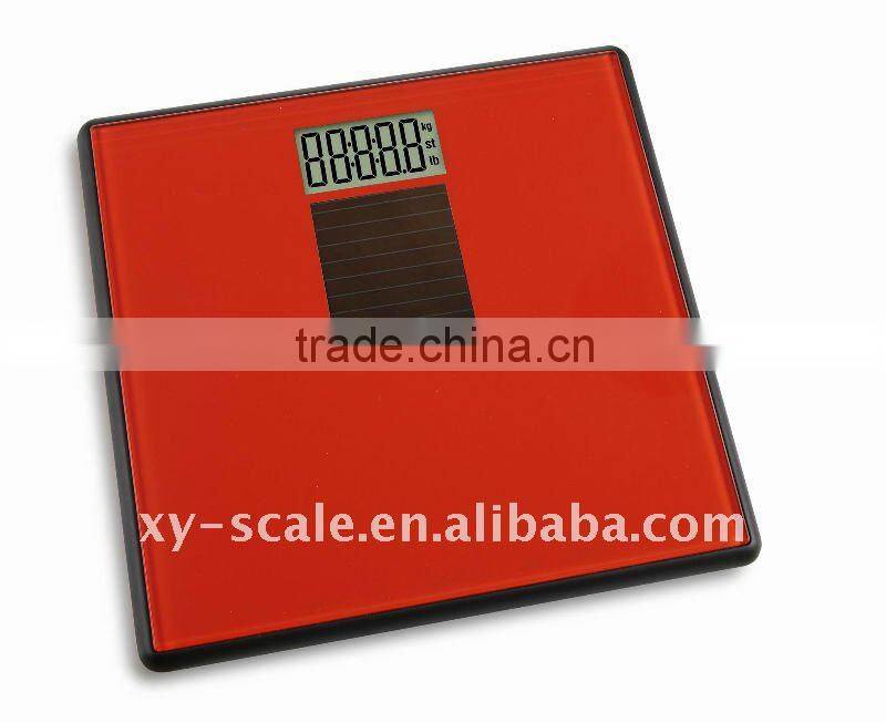 150kg household digital bathroom scale with solar power