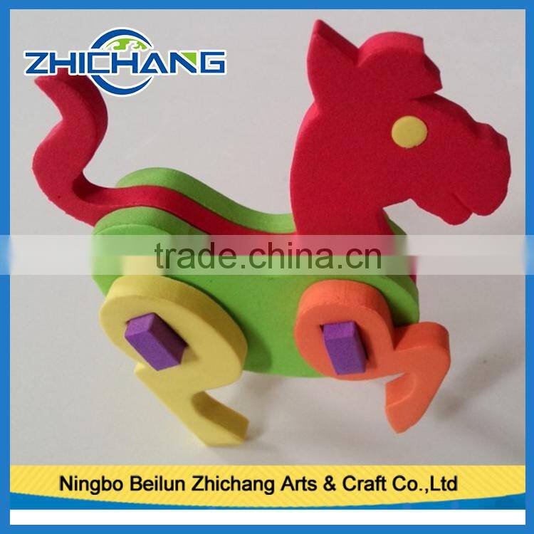 3d jigsaw puzzle plastic puzzle kids educational toys beads