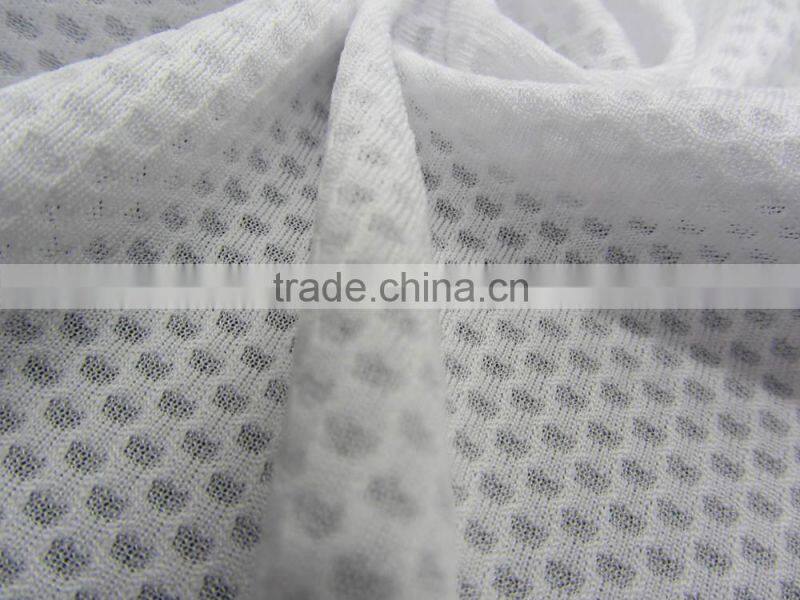 100% polyester mesh net jacquard fashion dress sportswear interlock fabric