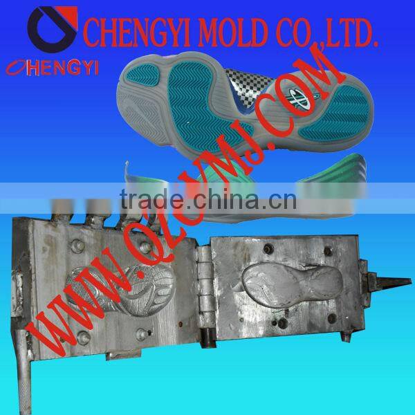 TPR SOLE WITH TPU MINI PIECE OUTSOLE SHOE MOLD