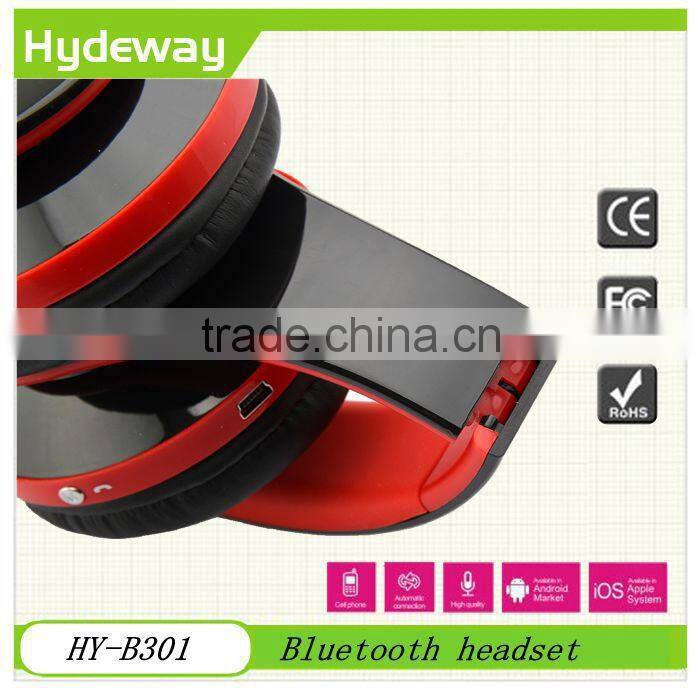 Factory OEM Services stereo headphone bluetooth headset HY-B301