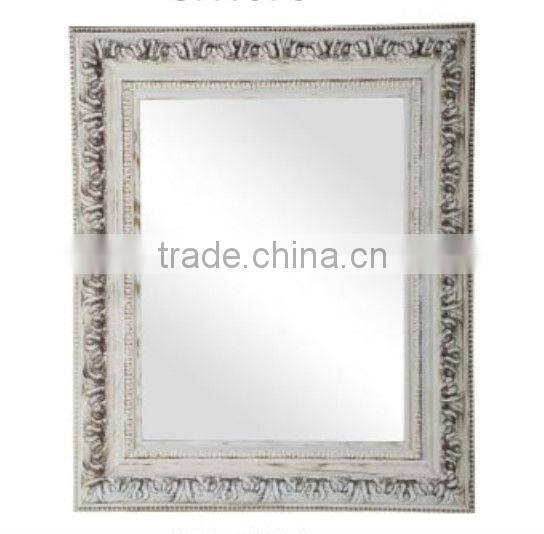 Imitation wood grain plastic mirror frame