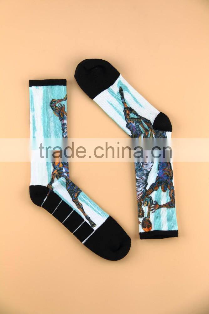 Durable foot men tube sock with excellent Snagging Resistance
