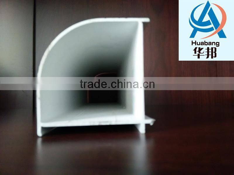 UPVC profile, PVC window profile for door & window, UV coating (blue white) PVC window profile