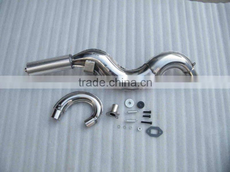 Colorful 2 stroke exhaust muffler for 49cc mini bike, 80cc bicycle parts