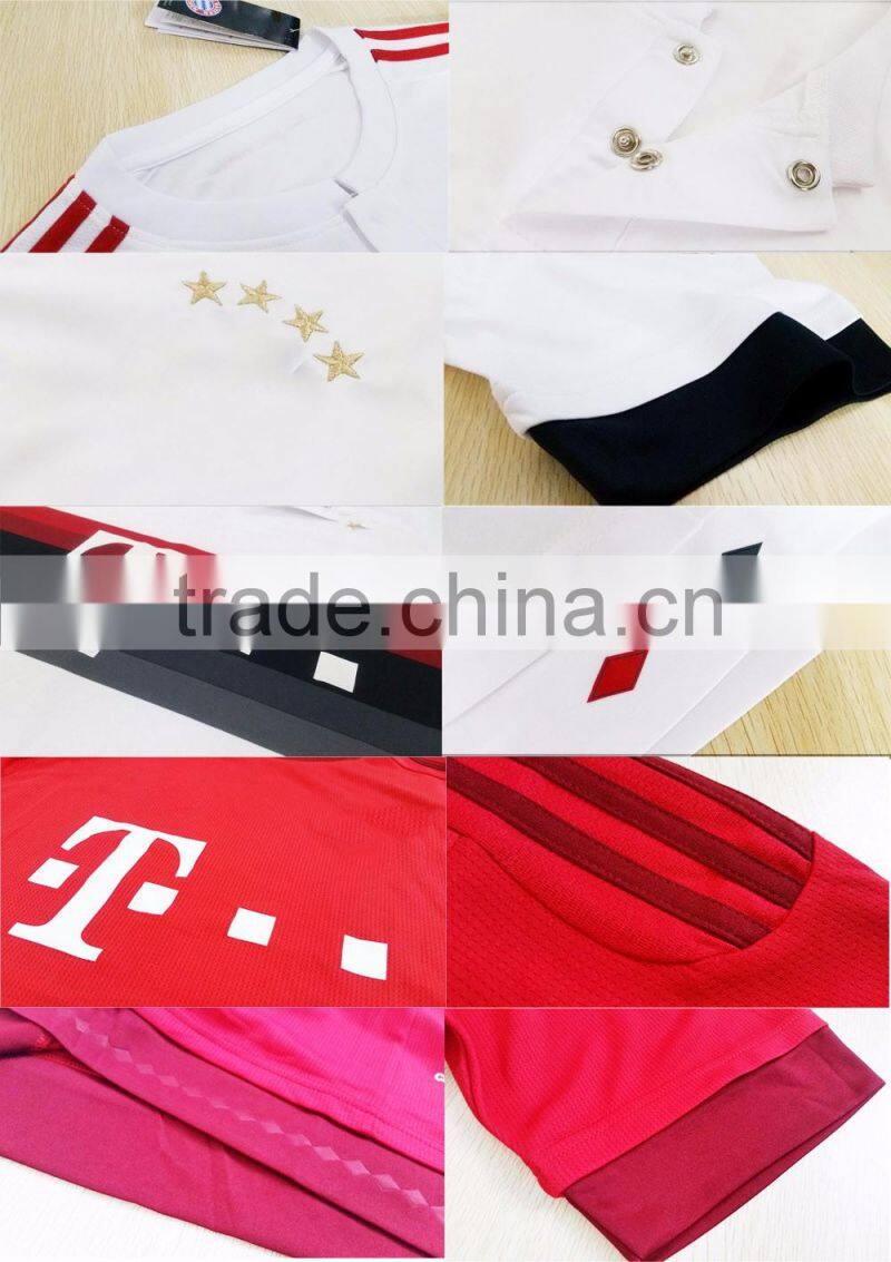 New Style wholesaler customize classic soccer jersey with low MOQ