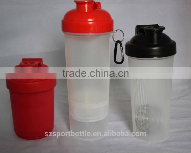Hot sale High Quality eco friendly Protein Bottle with mixer 400ml