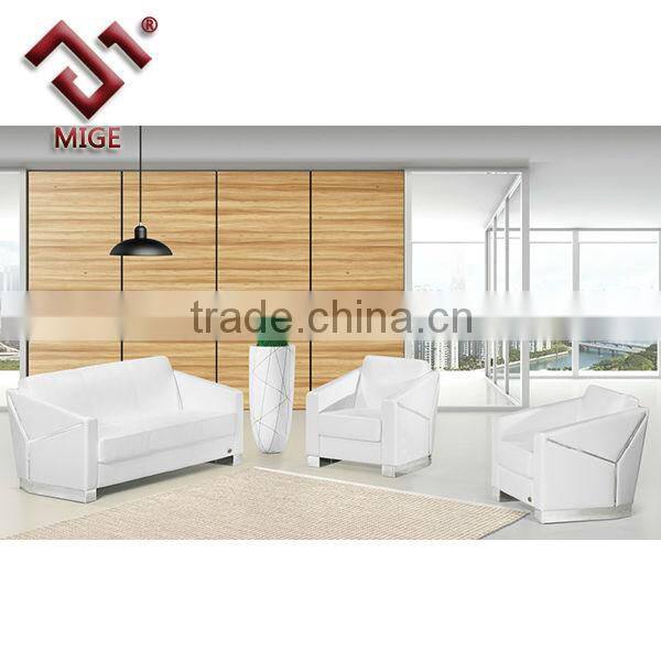 Orange Stainless Steel Frame Sofa Design Furniture