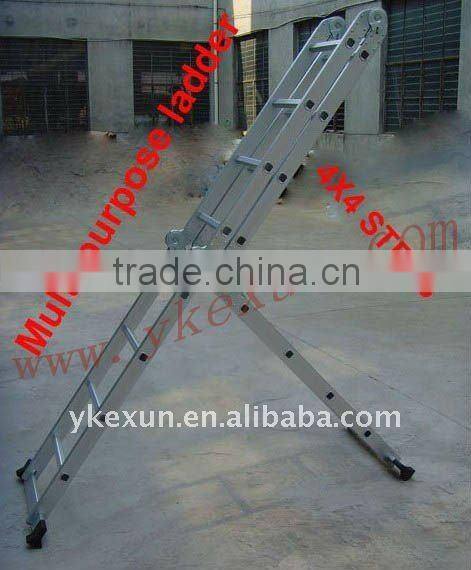 Aluminium folding combination ladder with EN131 standard