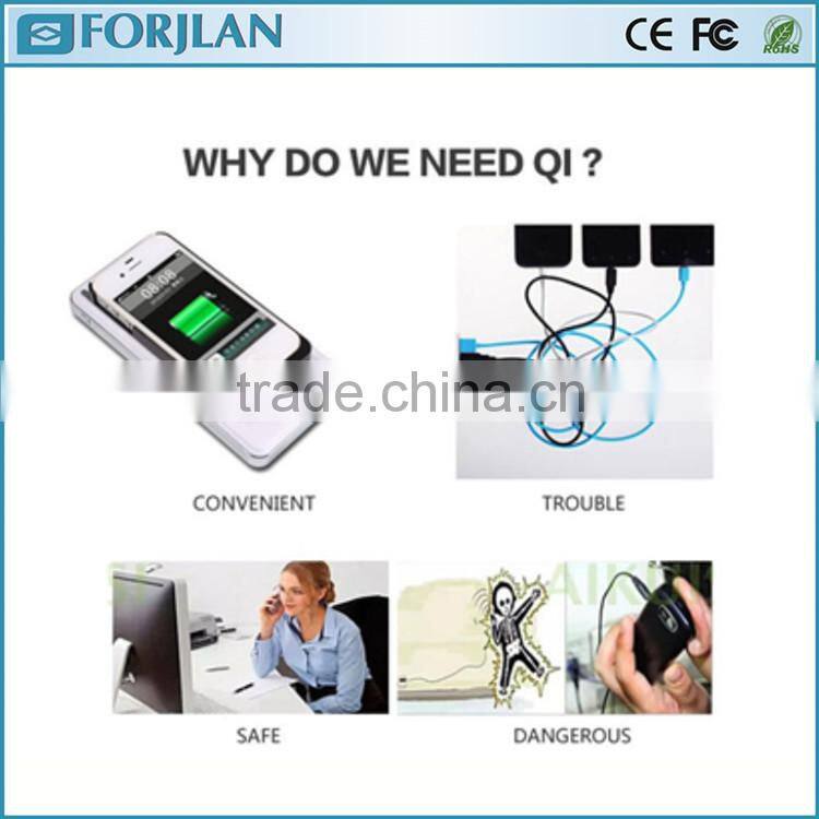 New wireless battery charger FORJLAN qi charger for mobile phone