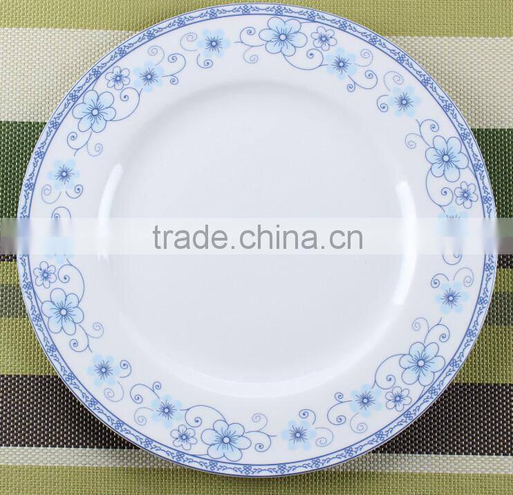 New bone china gold dinner plate, elegant charger plate wholesale