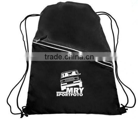 drawstring backpack bag reflective