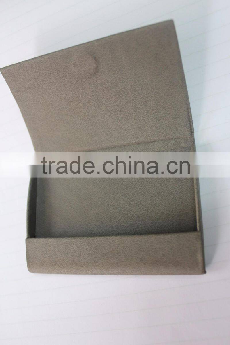 The most popularity embossing hot stamping card , Italy import leather card holder, exclusive customer design card holder
