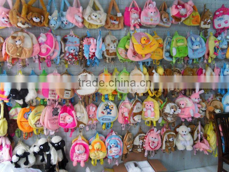 Most Popular High quality stuffed plush Toy Animal backpack,school backpack