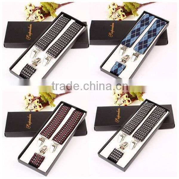 Wholesale Clip-on Braces Elastic Y-back Suspenders