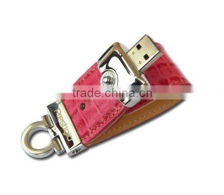 Nice looking leather usb flash drive