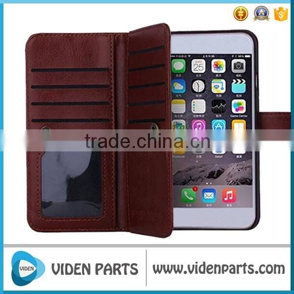 3 in 1 Magnetic Detachable Wallet Leather Case for iPhone 6 Plus / 6S Plus (5.5)