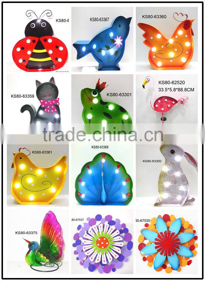 new and hot selling metal owl wind bell owl hanger wall decoration home decoration