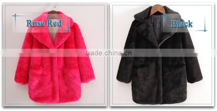 lamb fur lining faux fur winter girl clothing.man-made fur coat