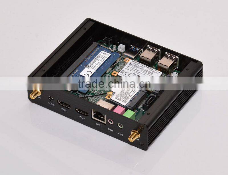 notebook computers mini 1080p htpc with Pentium N2920 processor Quad core pc Dual HD_MI display high definition 300M WIFI