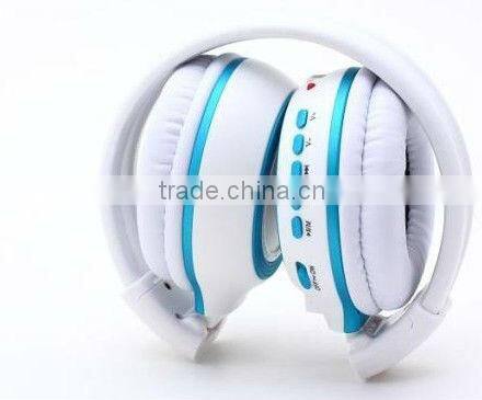 2013 new product hot selling stereo bluetooth SD MP3 headset with microphone +FM from shenzhen factory