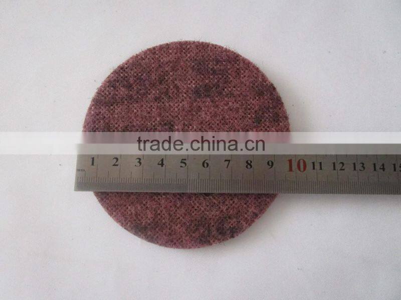 4" Red Nylon abrasive sanding sheets