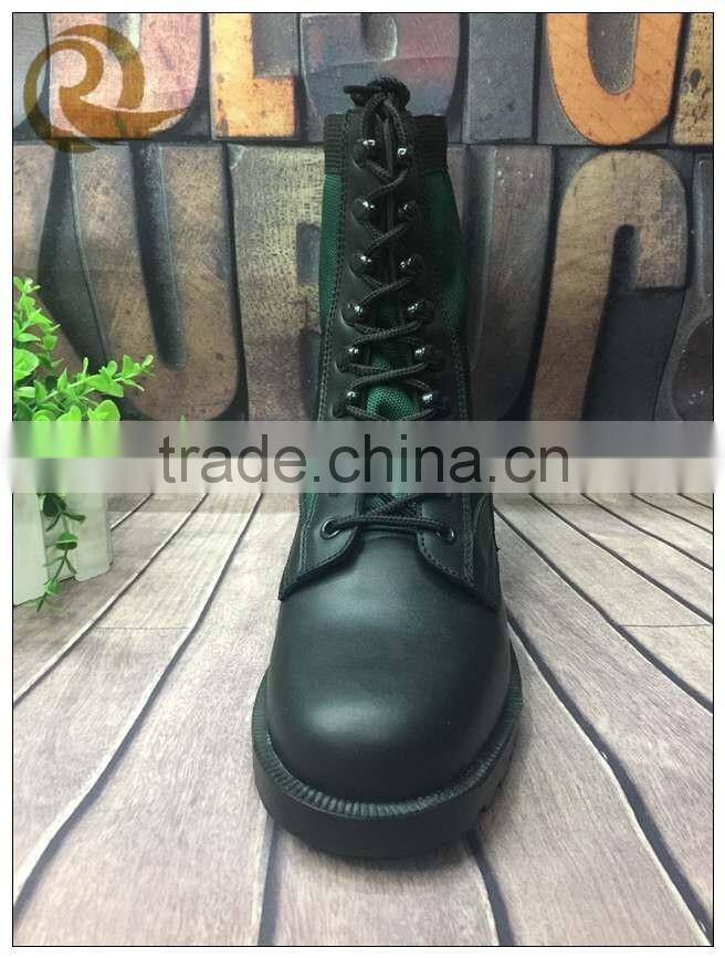 Yiwu genuine leather waterproof steel toe caps military army boots