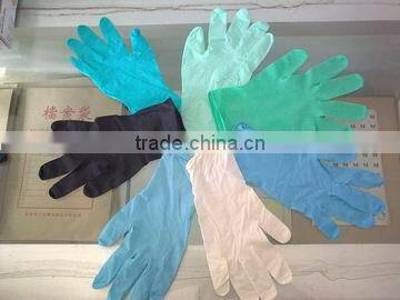 9"4mil Blue Nitrile Exam Gloves