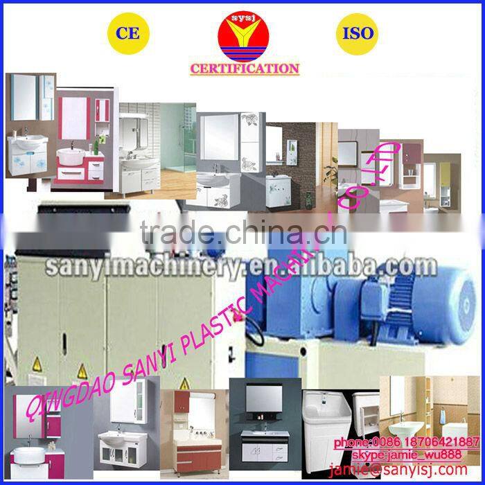 BEST QUALITY PVC WPC bathroom cabinet board production line