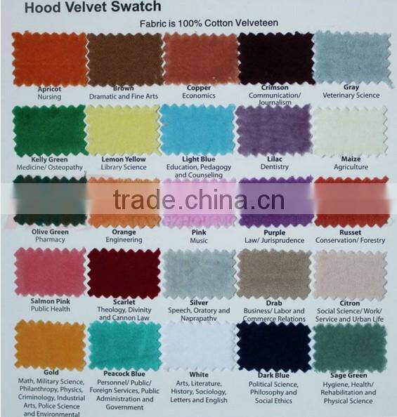 US Bachelor Hood for Graduation