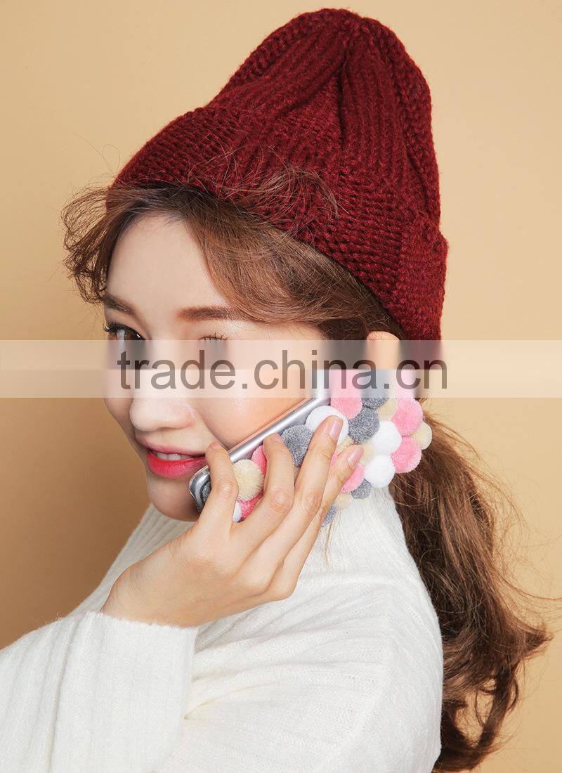 South Korean trendy designer girls hats caps