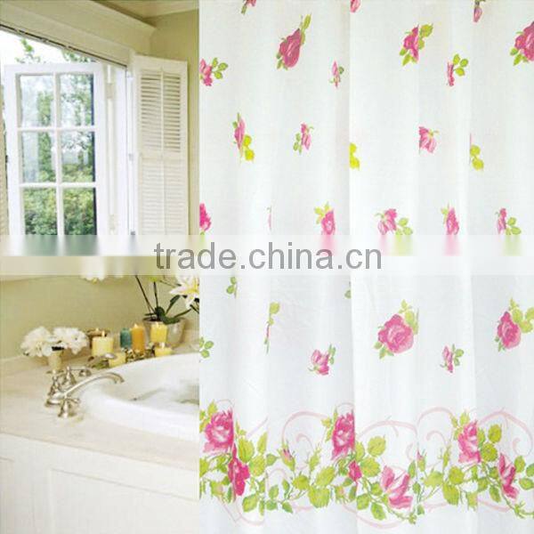 High quality peva shower curtain custom printed