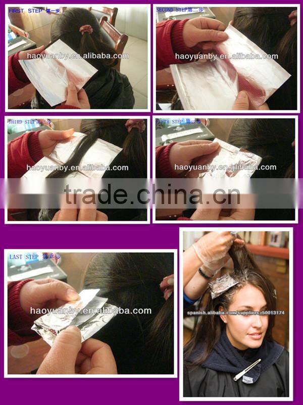 aluminum foil sheet color hair salon style roll and sheet
