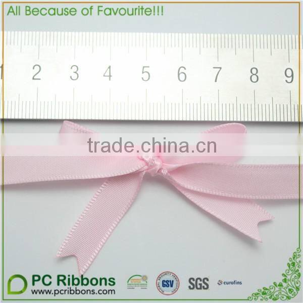Wholesale pink ribbon bow for wedding Invitation card