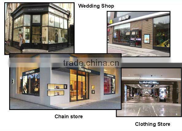 No distribute box needed innovative led light window display module for stores