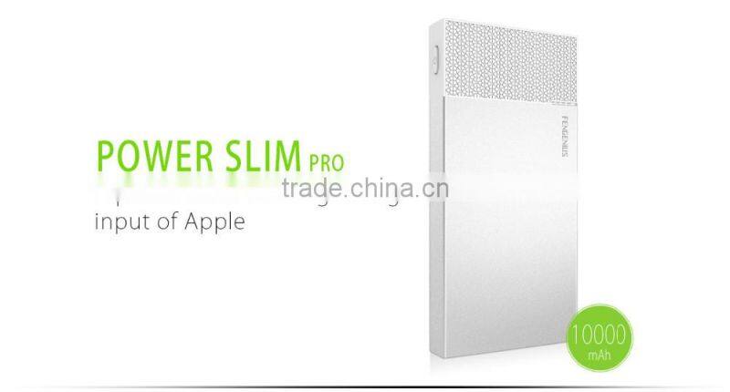 Private Mould portable power bank 10000mah real capacity mobile power battery charger output up to 4.8A