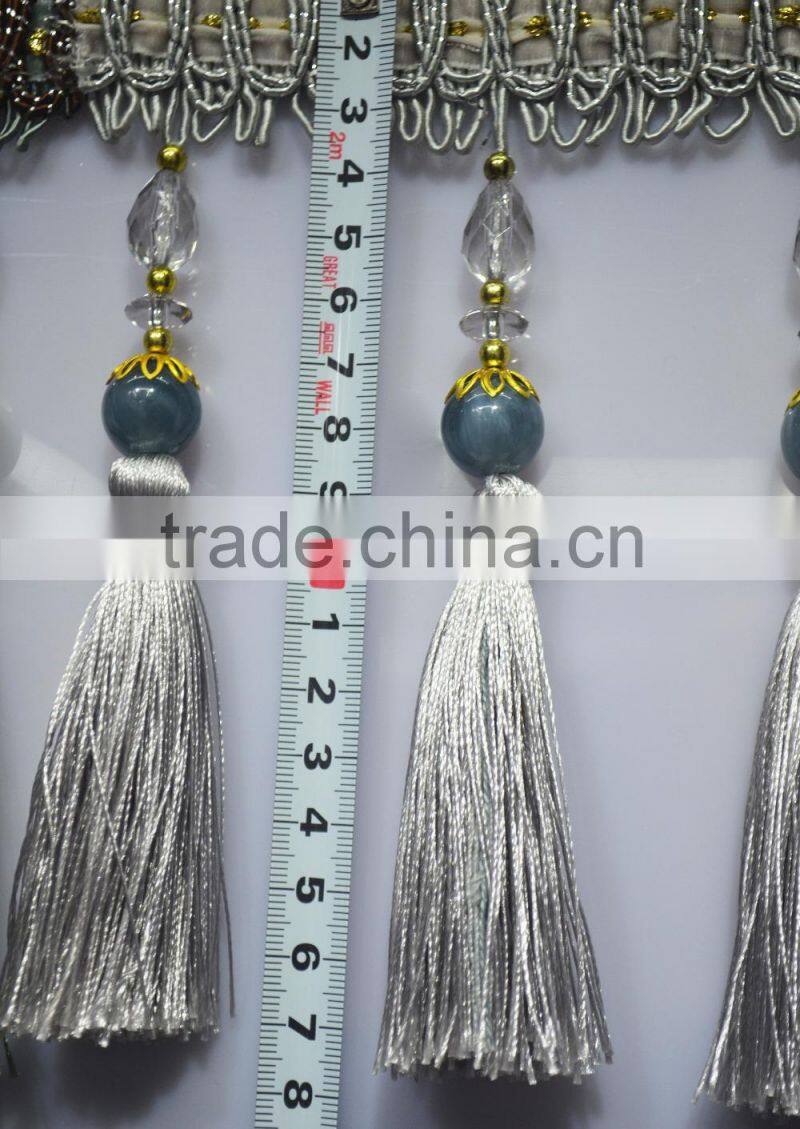 various colors tassels in the market of popularity,decorator fringe tassel
