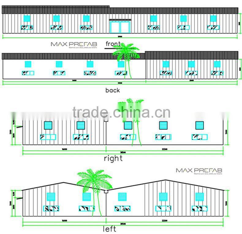 Long life cheap warehouse for sale