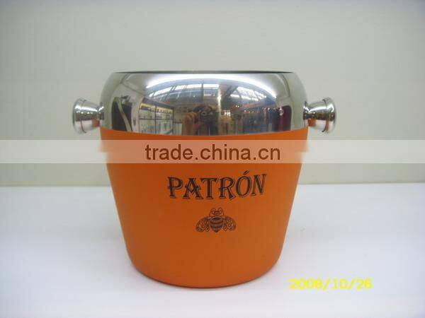 2L Ice Bucket with ear rubber coating