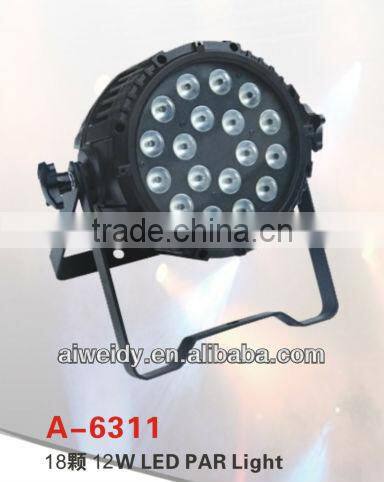 18x12W RGBYW( 5in1) IP65 led par light