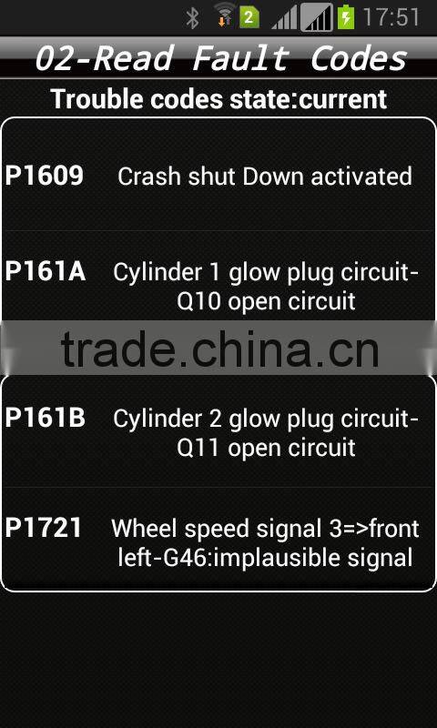 Xtool iobd2 bluetooth obd hardware exclusive for Audi